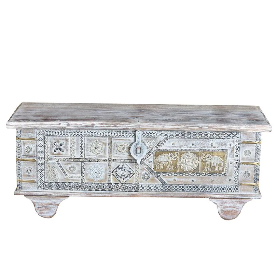 Massivholz Truhe im Orient Style - Varrion