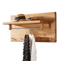 Massivholz Wandgarderobe aus Wildeiche massiv geölt - Uvinessa