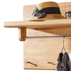 Massivholz Wandgarderobe aus Wildeiche massiv geölt - Uvinessa