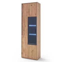 Massivholz Wohnwand Möbel Set - Assela (dreiteilig)