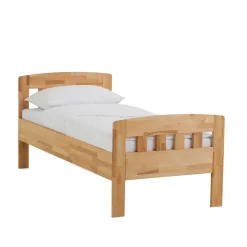 Massivholzbett Greeno mit Kopf- und Fußteil