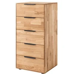 Massivholz-Hochkommode - parkettverleimt - Kassanda