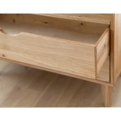 Massivholz-Kleiderschrank mit zwei Schubladen - Fabijola