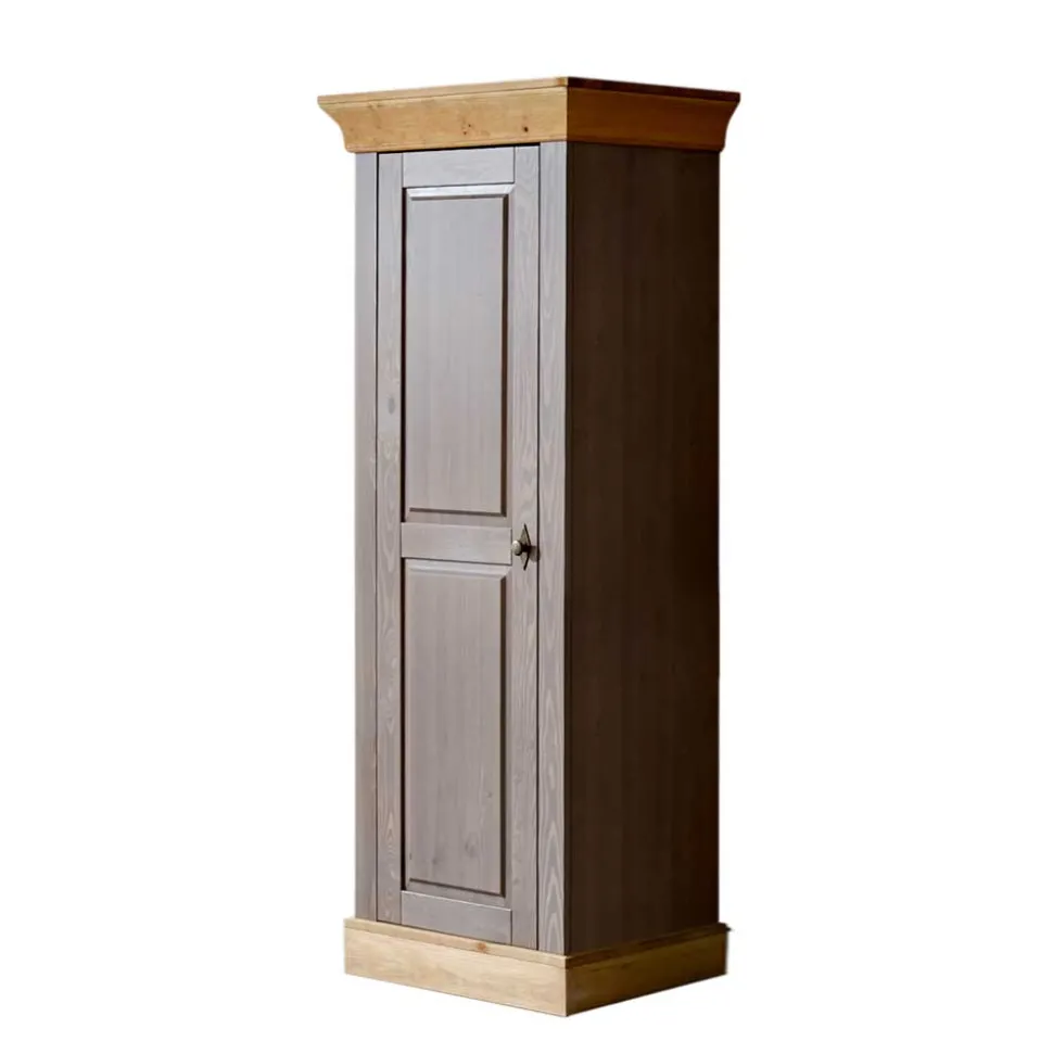 Massivholzschrank Cempino in Grau