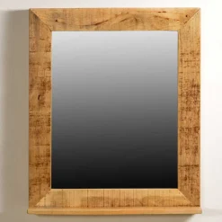 Massivholzspiegel Indri aus Mangobaum