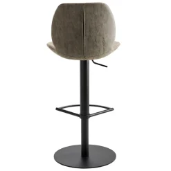 Material Mix Barstuhl in Beige & Schlamm - Vismarel