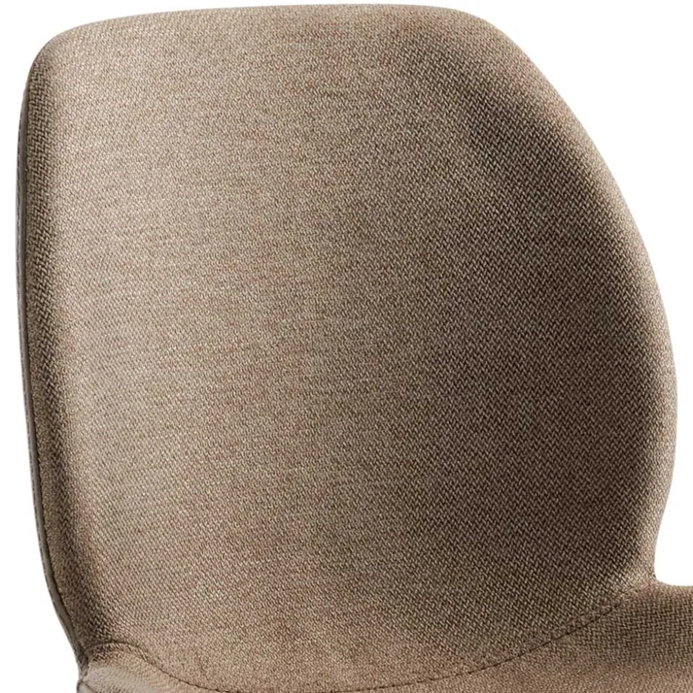 Material Mix Barstuhl in Beige & Schlamm - Vismarel