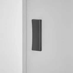 Mattweißer Hängeschrank fürs Wohnzimmer - Dualkos