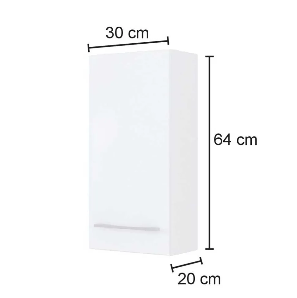Möbel Badeinrichtung in Wildeichefarben - Lemnas (fünfteilig)