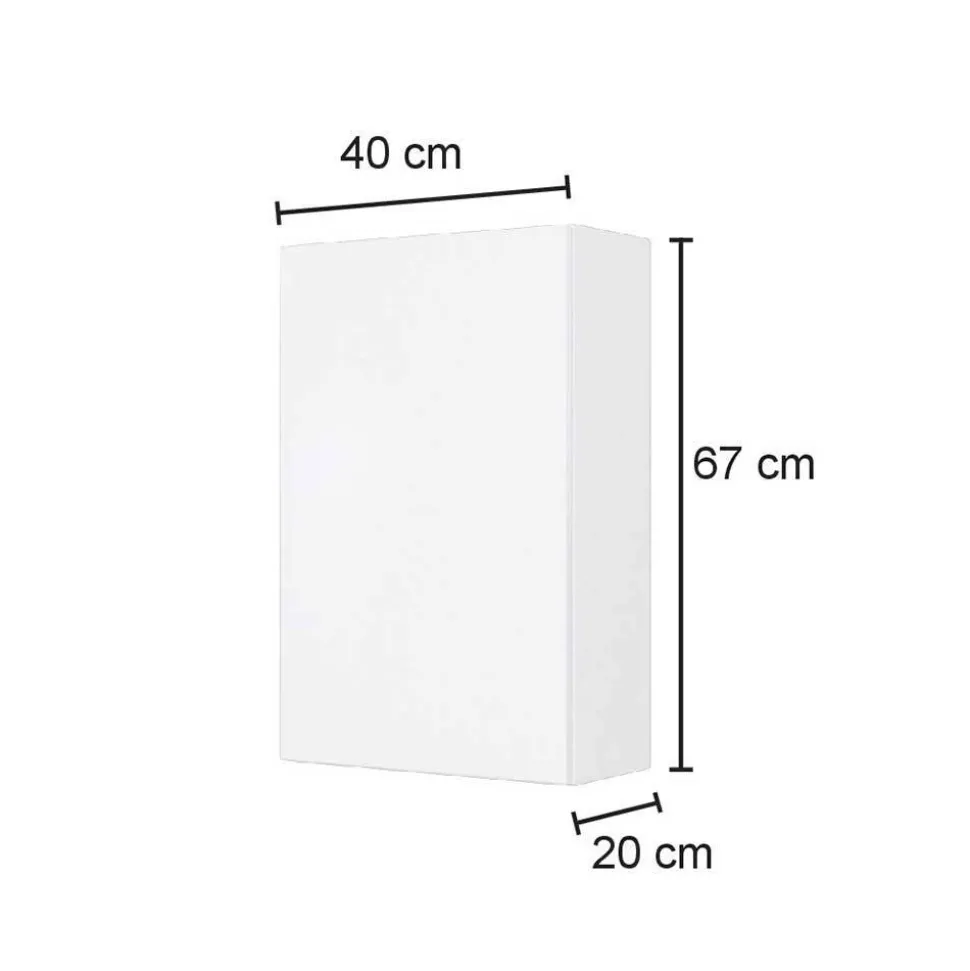 Möbel Badezimmer Set in Weiß - Misbonas (vierteilig)