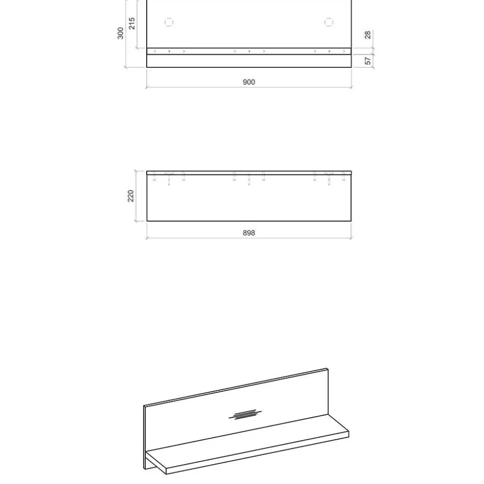 Möbel für Küche inklusive Theke - Garisa (sechsteilig)