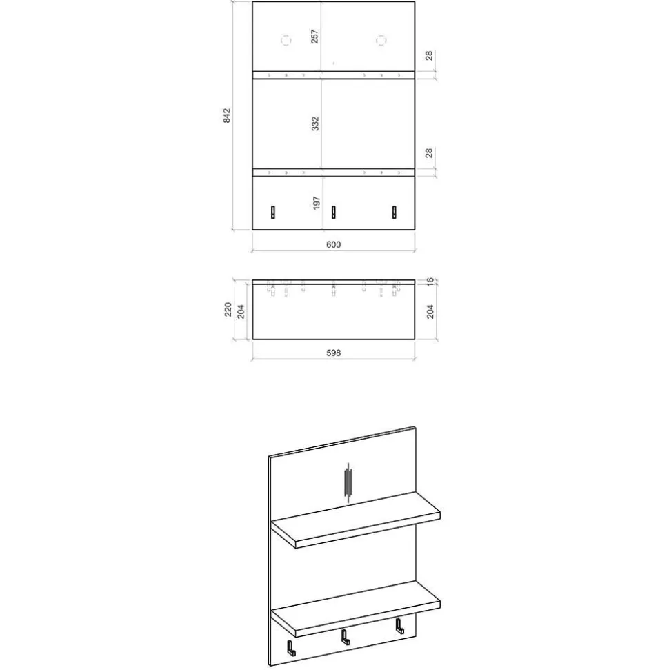 Möbel für Küche inklusive Theke - Garisa (sechsteilig)