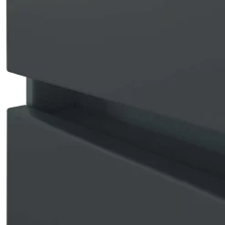 Möbel fürs Badezimmer in Dunkelgrau - Natarivos (dreiteilig)