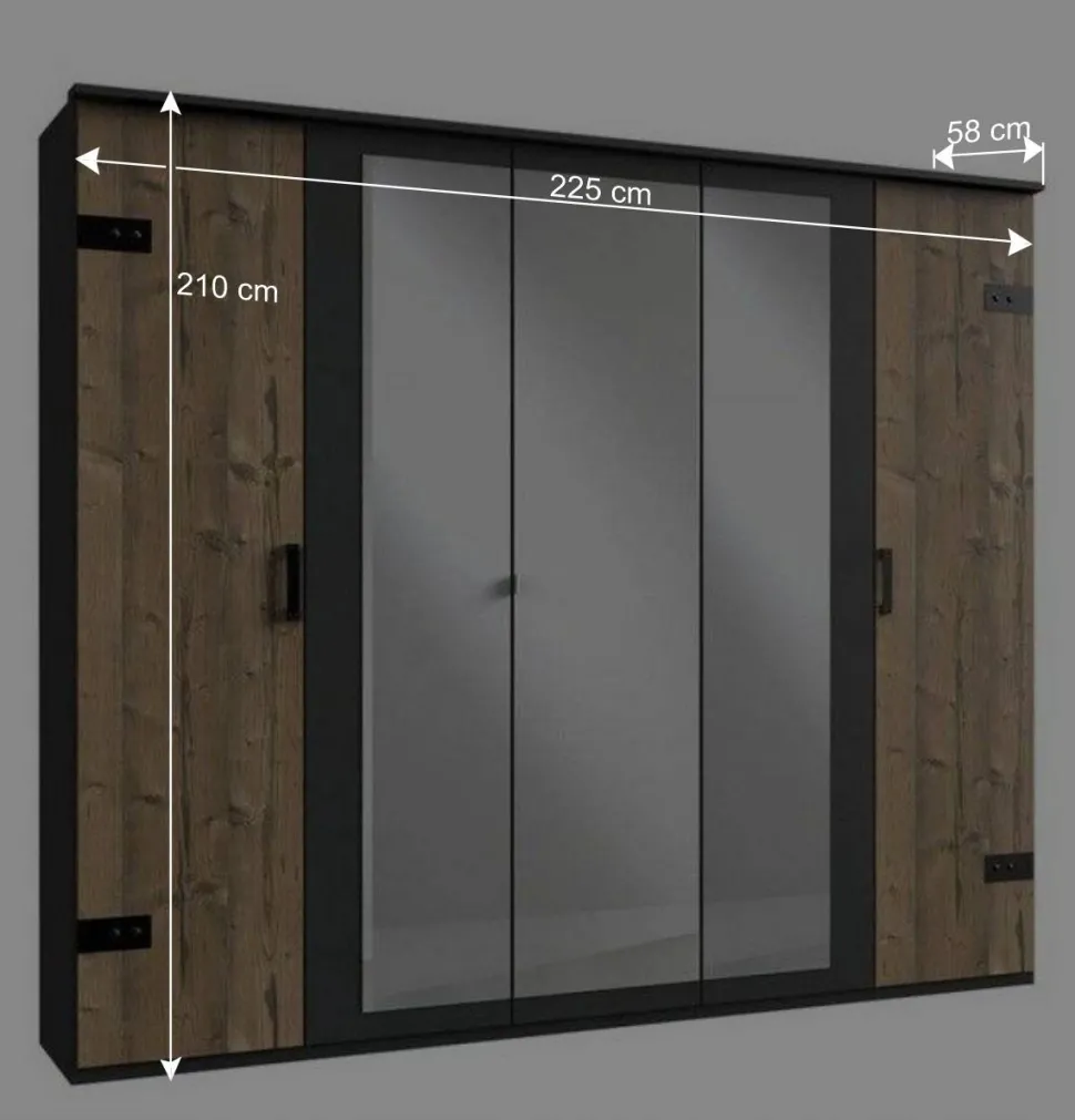 Möbel fürs Schlafzimmer Komplettset - Ardila (vierteilig)