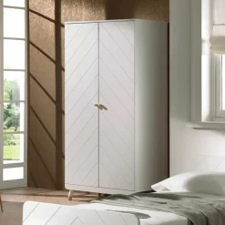 Möbel Jugendzimmer in Weiß - Zimventa (dreiteilig)