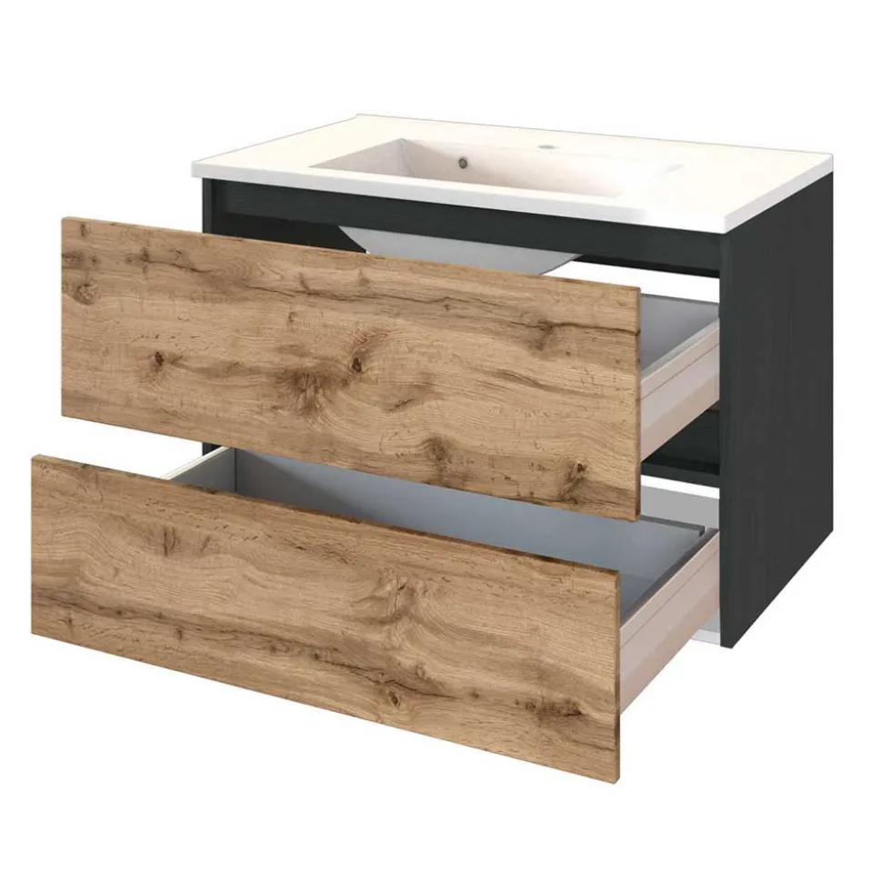 Möbel Kombination für das Bad - Endely (vierteilig)