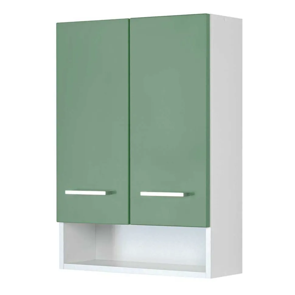 Möbel Set aus Bad Serie in Grün - Loenixa (vierteilig)