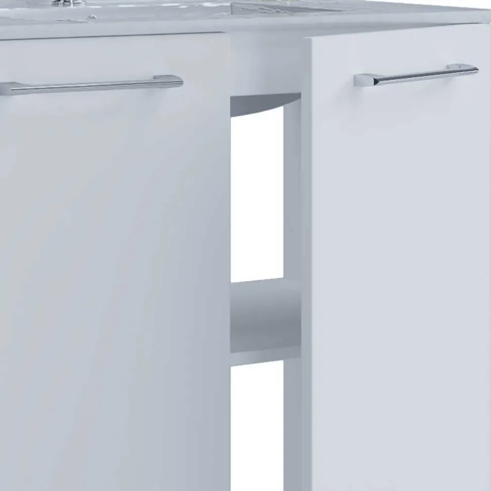 Möbelset fürs Bad in Weiß - Ipsum (vierteilig)