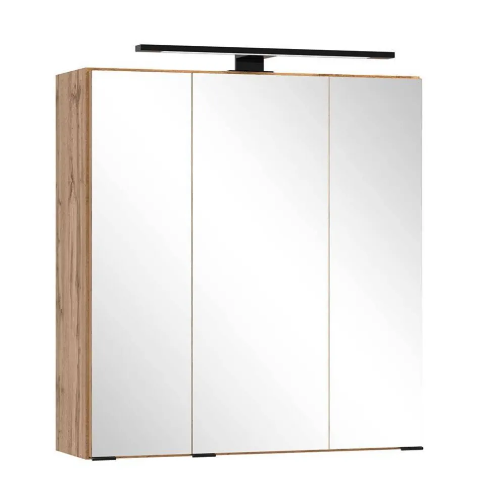 Möbelset fürs Badezimmer modern - Crystoga (fünfteilig)