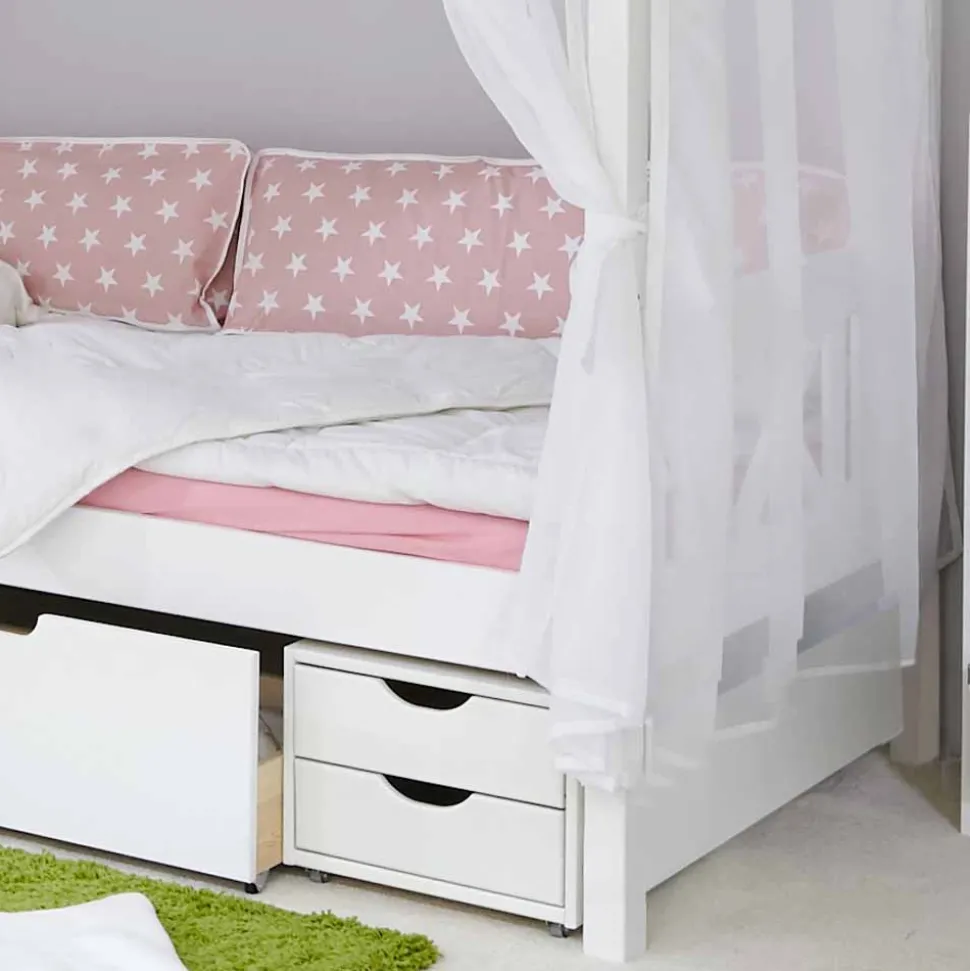 Mädchen Himmelbett Emyta aus Kiefer Massivholz