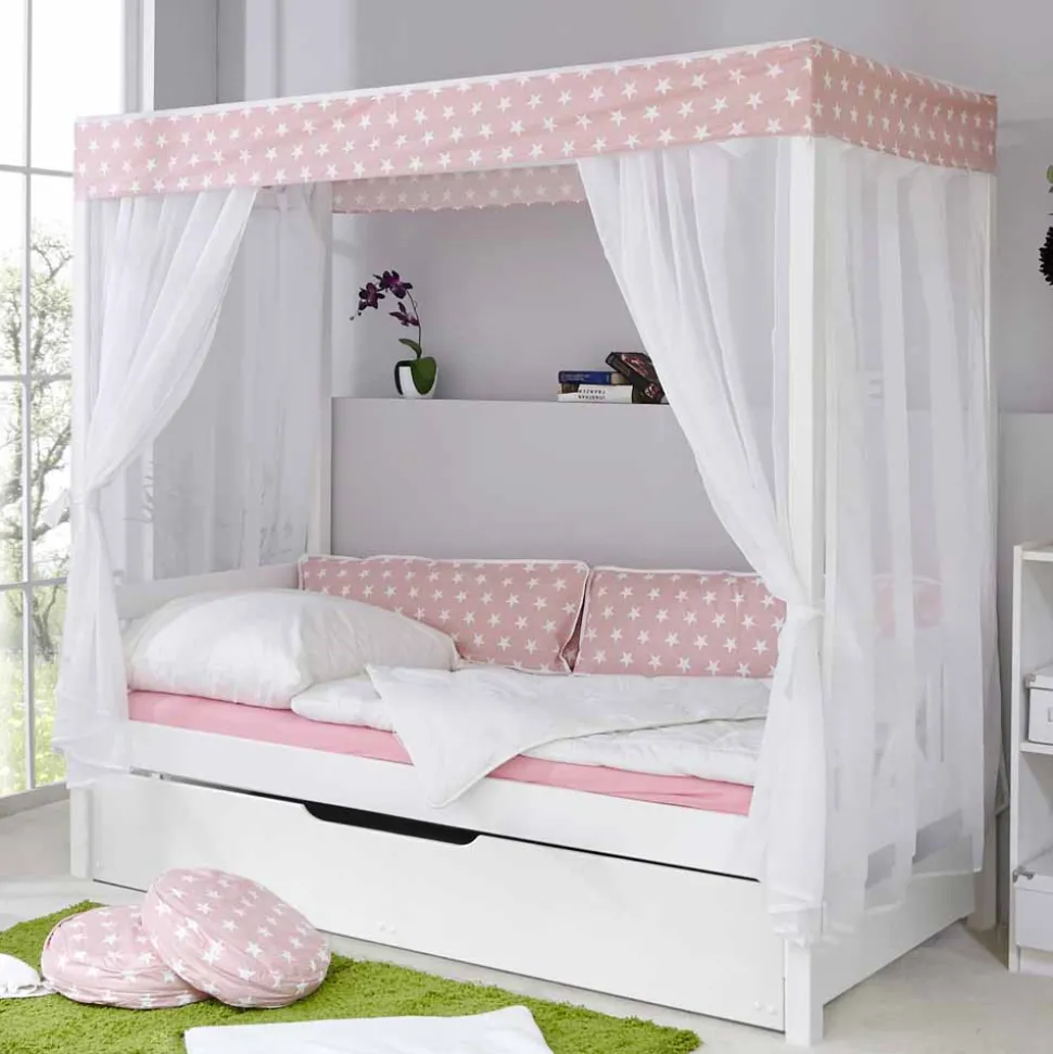 Mädchen Himmelbett Sionara mit Ausziehbett