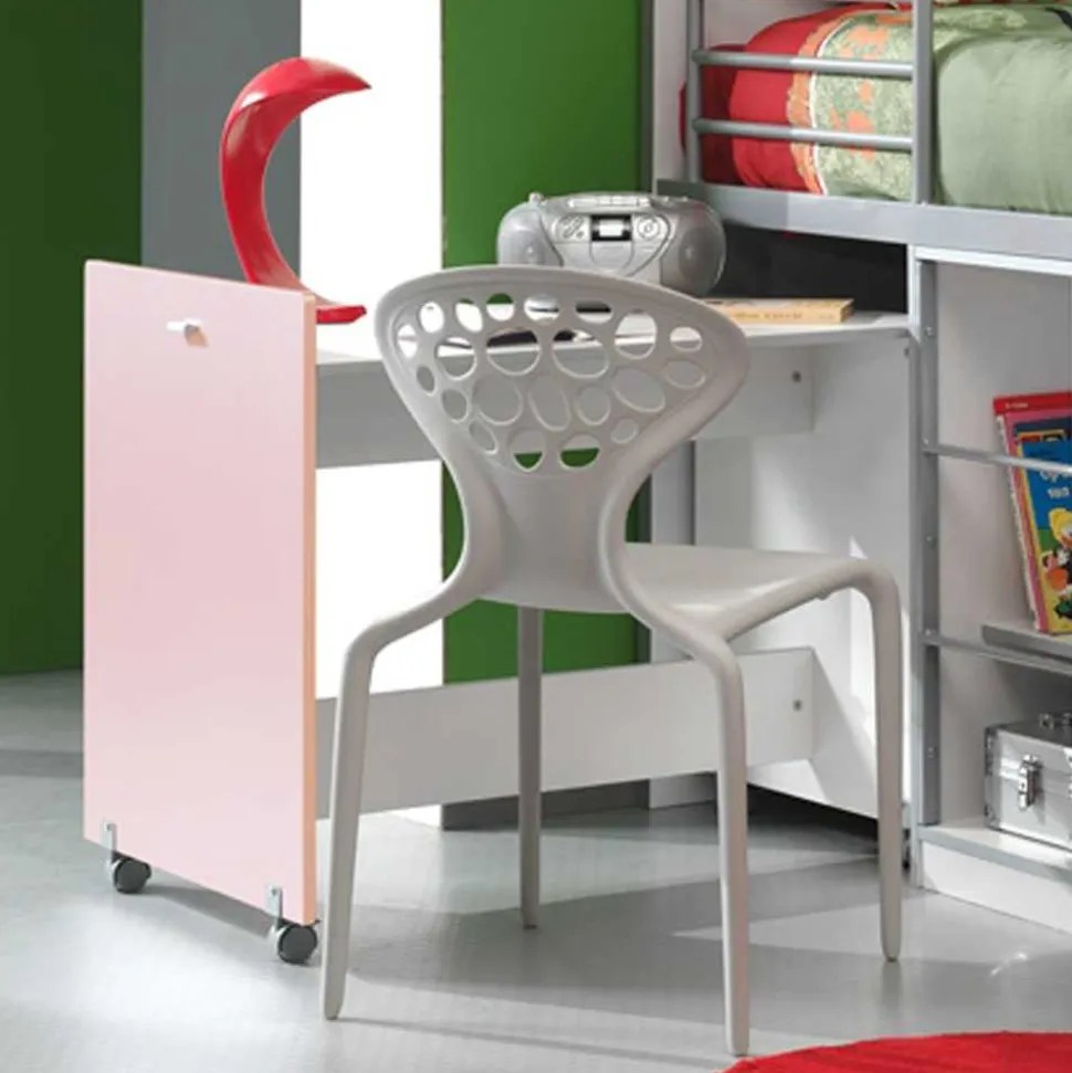 Mädchen-Hochbett Trio in Rosa