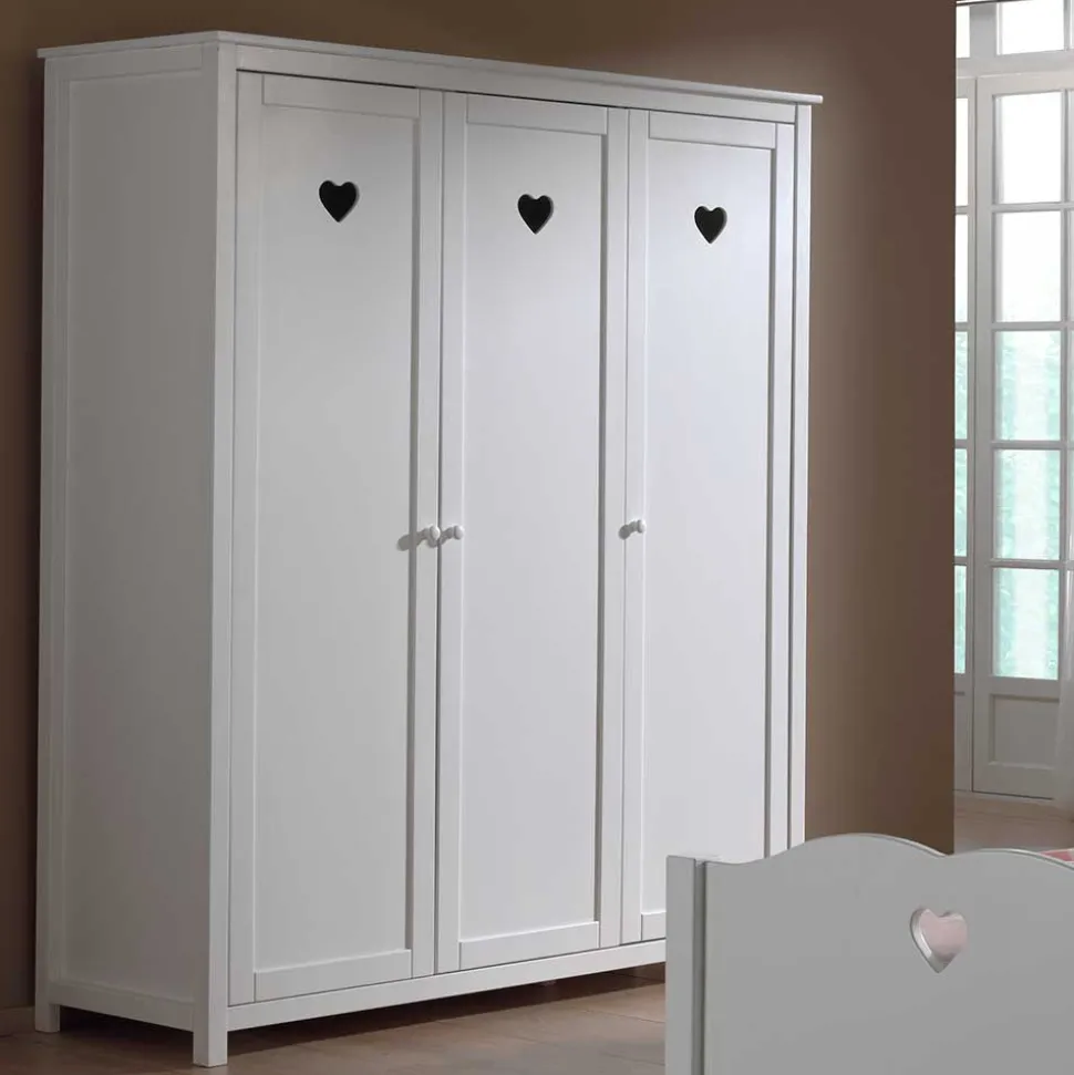 Mädchenzimmer Grandory mit Herzchen (vierteilig)