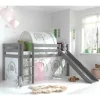 Mädchenzimmer Rutschbett in Grau - Surie