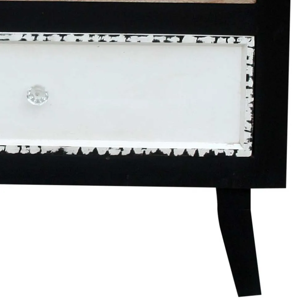 Mehrfarbige Hochkommode im Shabby Style - Mirana