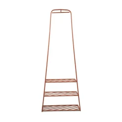 Metall Garderobe in Rostfarben - Estren