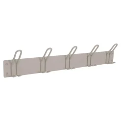 Metall Hakenleiste pulverbeschichtet in Taupe - Borad