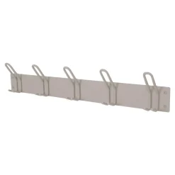 Metall Hakenleiste pulverbeschichtet in Taupe - Borad
