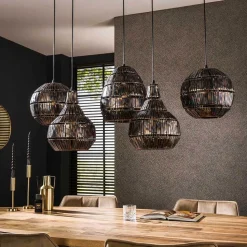 Metall Hängelampe mit fünf Schirmen - Herri