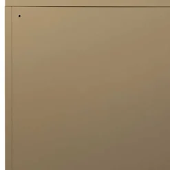 Metall Schuhschrank in Beige - Izzymo