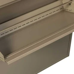 Metall Schuhschrank in Beige - Izzymo