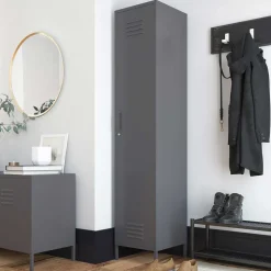 Metall Spindschrank in Dunkelgrau - Vespania