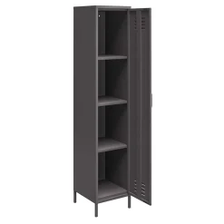 Metall Spindschrank in Dunkelgrau - Vespania