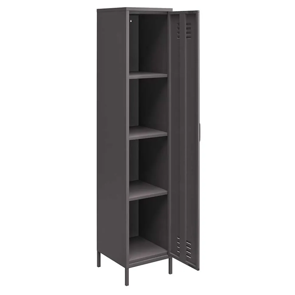 Metall Spindschrank in Dunkelgrau - Vespania