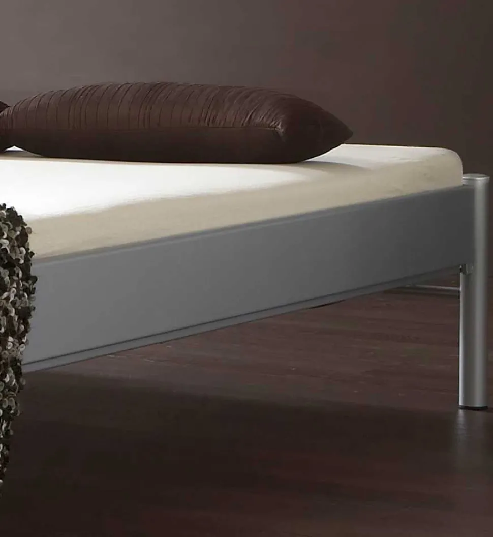 Metallbett Valeria in Grau