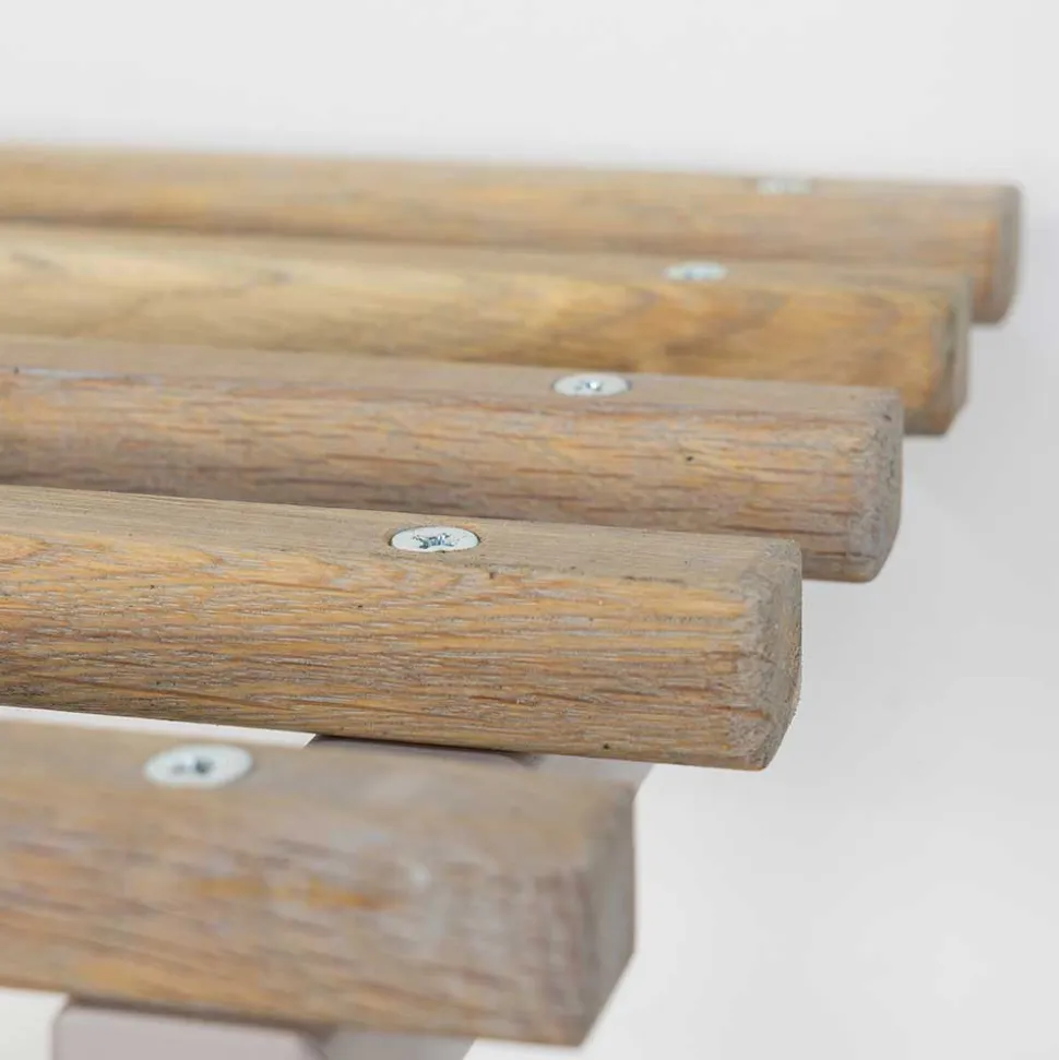 Metallgarderobe in Taupe mit Hutablage - Yames