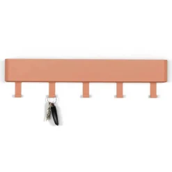 Metallgarderobe in Terracotta pulverbeschichtet - Agadi