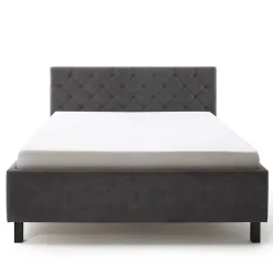 Microfaser Doppelbett mit Bettkasten - Canossa