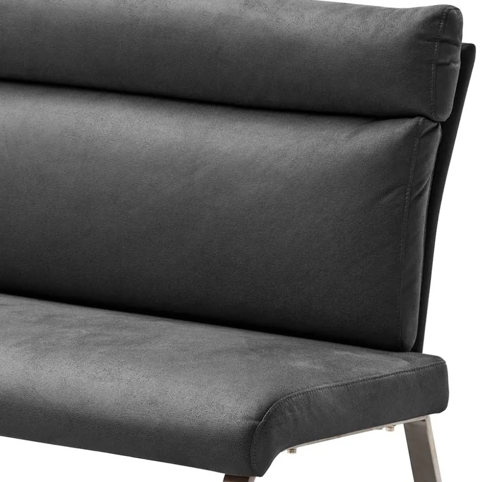 Microfaser Esszimmer Bank für drei Personen - Invedito