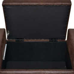 Microfaser Polsterbank mit Hirsch Kopf - Miley