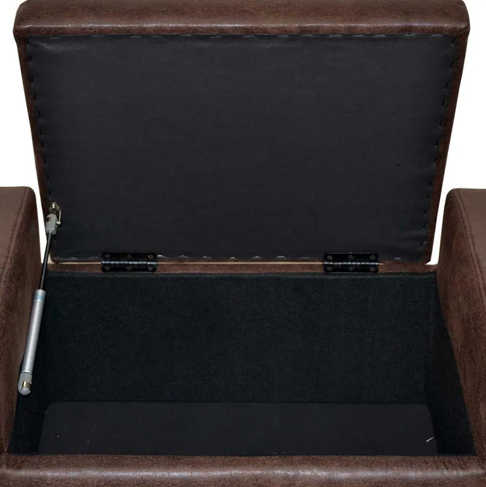 Microfaser Polsterbank mit Hirsch Kopf - Miley