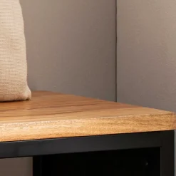 Minimalistische Bank aus Akazie Massivholz - Zyrafete