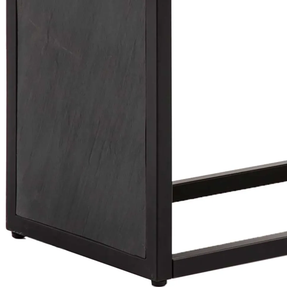 Minimalistische Bank aus Akazie Massivholz - Zyrafete