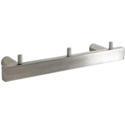 Minimalistische Wandgarderobe aus Edelstahl - Adobo