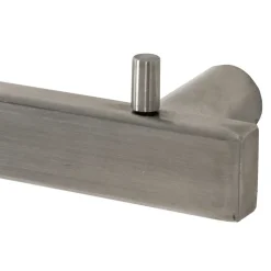 Minimalistische Wandgarderobe aus Edelstahl - Adobo