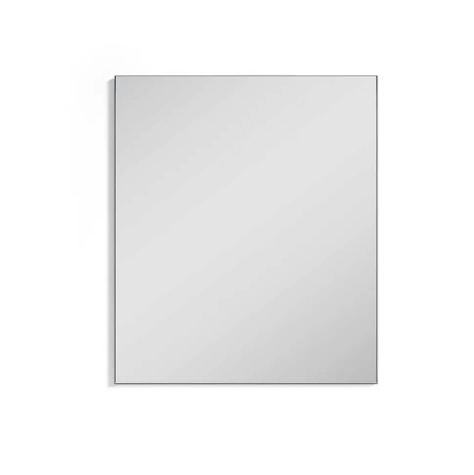 Minimalistischer Wandspiegel in Anthrazit - Vlatu